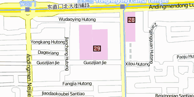 Konfuziustempel  Stadtplan
